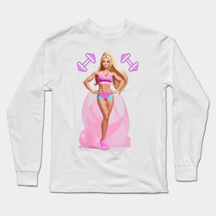 fitness barbie Long Sleeve T-Shirt